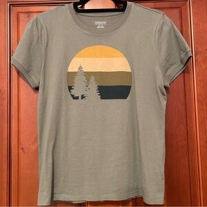 Pendleton Sunset Green Heavyweight T Shirt